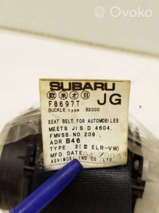 Ремень безопасности Subaru Forester SG 2007г. f8697t, b2000, bge030007 , artFID1983 - Фото 4