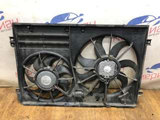 Вентилятор радиатора Skoda Superb 2 2012г. 1K0121207BC - Фото 2
