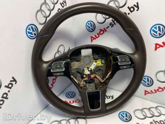 Рулевое колесо Volkswagen Touareg 2 2013г. 7P6419091C,7P6959542 - Фото 1