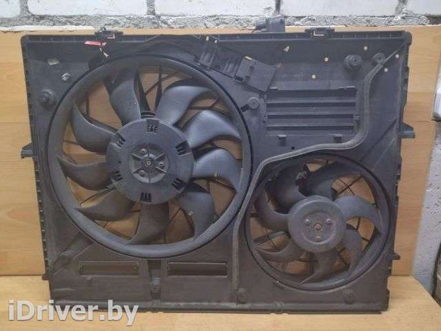 Вентилятор радиатора Volkswagen Touareg 1 2007г. 7L0121203G,7L0121207E - Фото 1