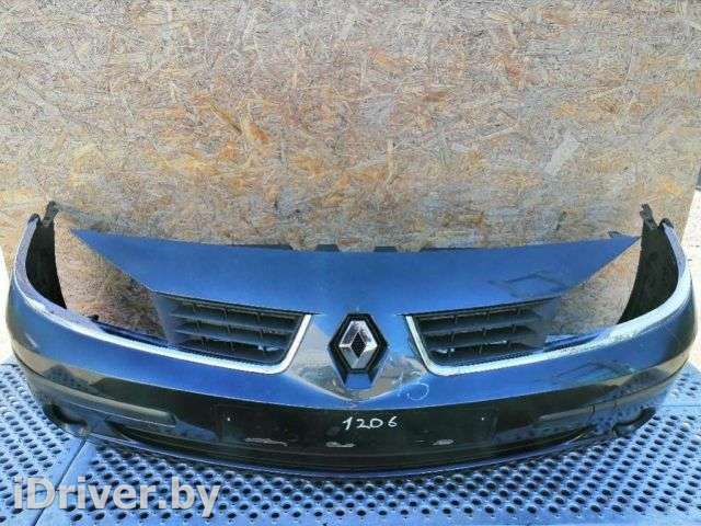 Бампер передний Renault Laguna 2 2001г.  - Фото 1