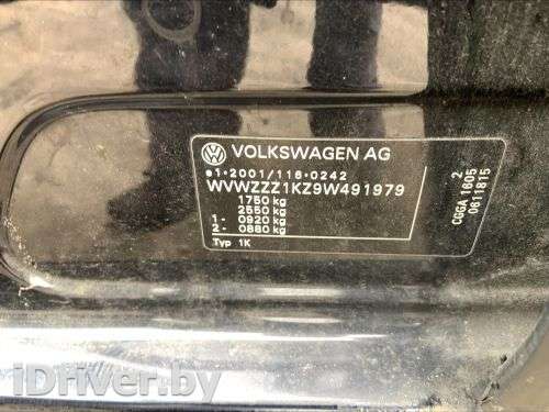 Подушка безопасности водителя Volkswagen Golf 6 2009г.  - Фото 1