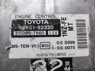 Блок управления двигателем Toyota Yaris VERSO 2000г. 8966152320 - Фото 2