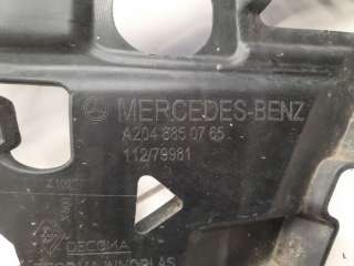Кронштейн бампера переднего левый Mercedes C W204 2007г. A2048850765 - Фото 2