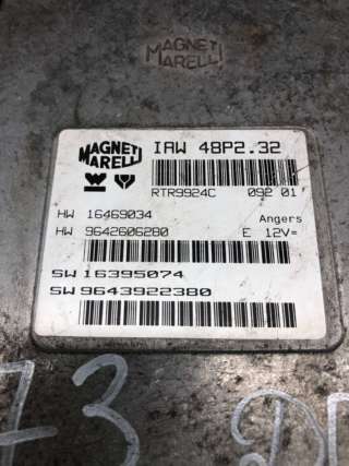 Блок управления двигателем Citroen C5 1 2003г. MAGNETI MARELLI, IAW 48P2.32, 9642606280, 16469034 - Фото 3