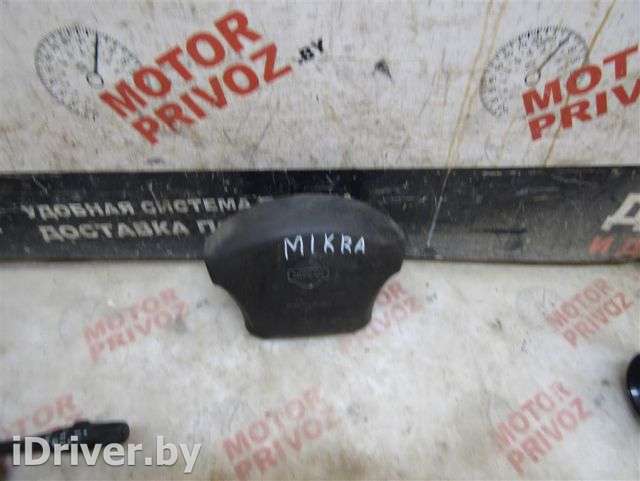 Подушка безопасности водителя Nissan Micra K11 2001г.  - Фото 1