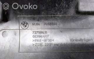 Передняя панель крепления облицовки (телевизор) BMW 3 E90/E91/E92/E93 2011г. 7058594, 72758411 , artJUR194616 - Фото 2