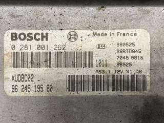 Блок управления двигателем Peugeot 406 1998г. 0281001262,9624519580 - Фото 3