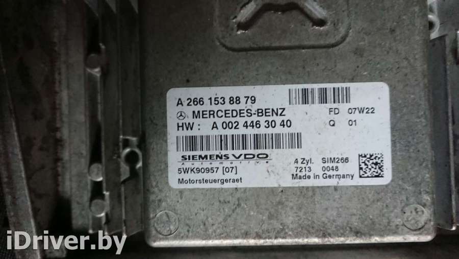 Блок управления двигателем Mercedes B W245 2007г. A0024463040  - Фото 4