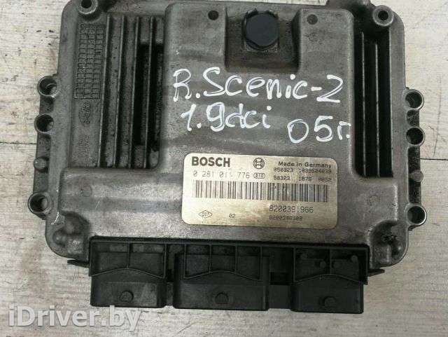 Блок управления двигателем Renault Scenic 2 2005г. 0281011776 - Фото 1