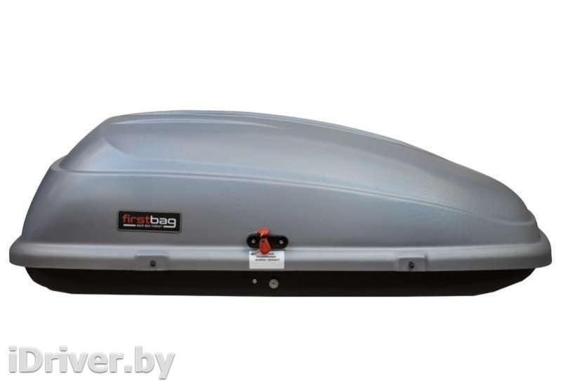 Багажник на крышу Автобокс (350л) на крышу цвет серый матовый Infiniti QX50 2 2012г.   - Фото 5