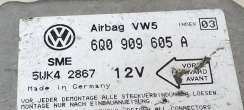 Блок AirBag Volkswagen Caddy 1 2000г. 6Q0909605A,5WK42867 - Фото 3