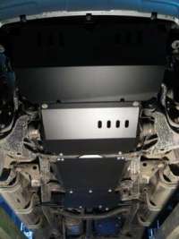 Защита двигателя металлическая Mitsubishi Pajero Sport 2 2007г. ALF1409 - Фото 2