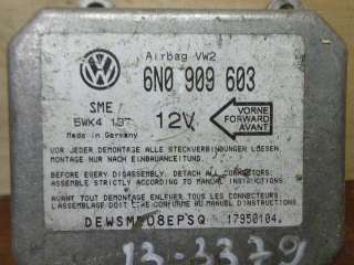 Блок управления подушек безопасности Volkswagen Golf 4 2002г. 6N0909603 - Фото 3