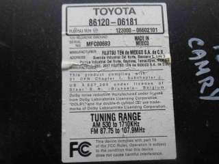 Магнитола Toyota Camry XV40 2008г. 8612006181 - Фото 8