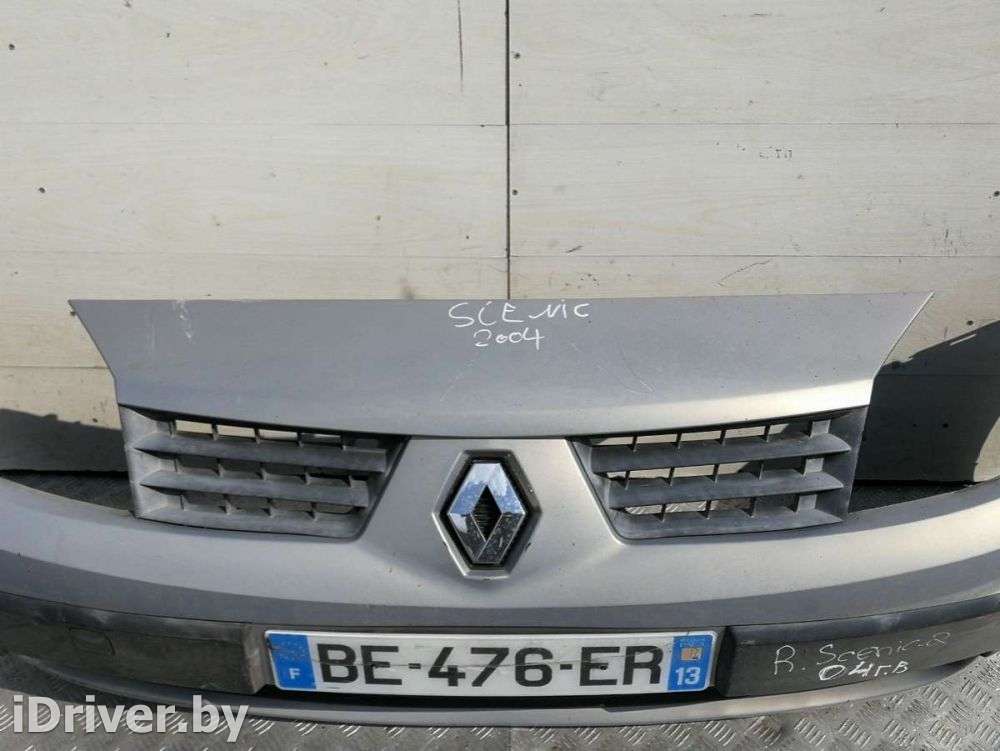 Бампер передний Renault Scenic 2 2004г.   - Фото 2