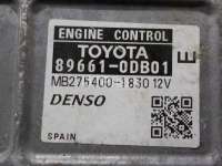 Блок управления двигателем Toyota Yaris 2 2006г. 896610DB01 - Фото 5