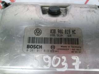 Блок управления двигателем Volkswagen Polo 4 2006г. 038906019NC, 0281011819 - Фото 3