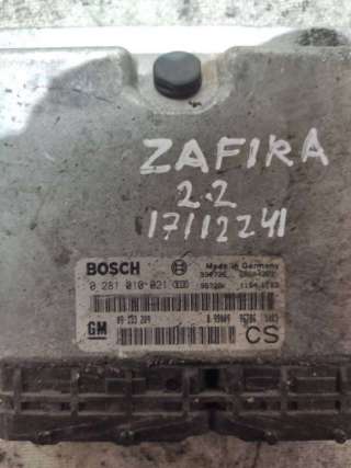 Блок управления двигателем Opel Zafira A 2000г. 0281010021 - Фото 4