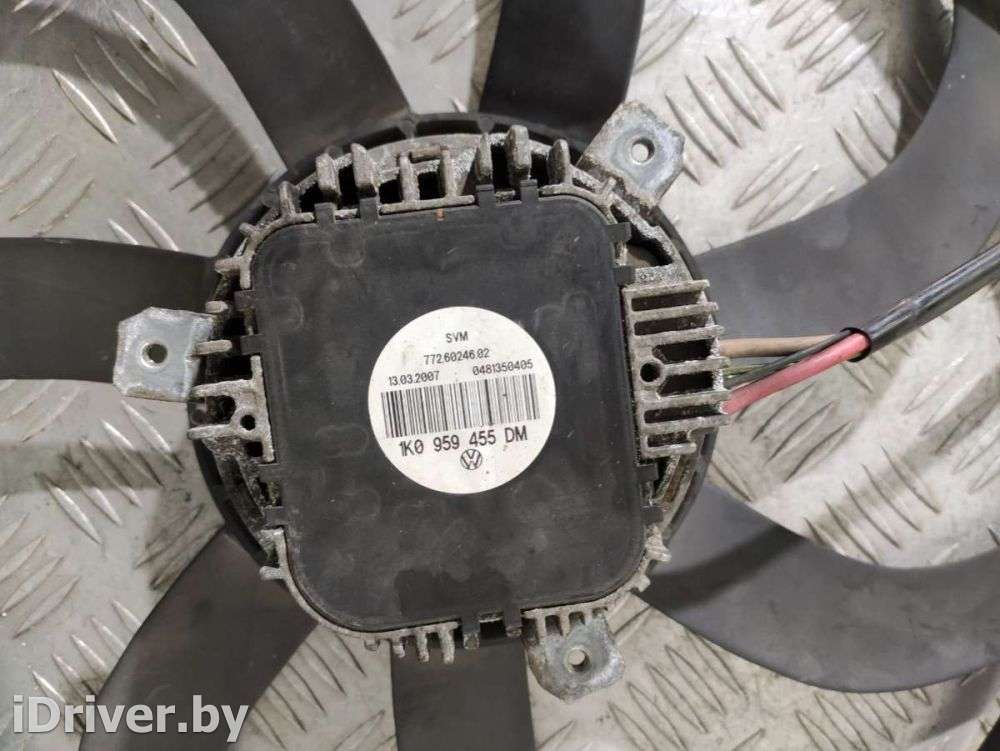 Вентилятор радиатора Skoda Octavia A5 restailing 2007г. 1K0959455DM  - Фото 2