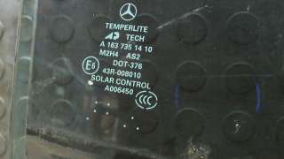 Стекло двери Mercedes ML W163 2004г. A1637351410 - Фото 2