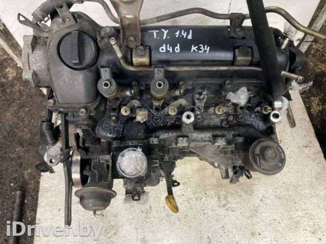 Двигатель  Toyota Yaris 1 1.4  Дизель, 2004г. 1ND  - Фото 1