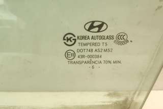 Стекло двери передней левой Hyundai Grandeur TG 2007г. 43R000384, DOT748, M52 , art8266640 - Фото 2