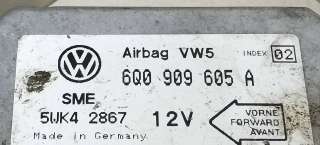 Блок AirBag Skoda Octavia A4 2000г. 6Q0909605A,5WK42867 - Фото 3