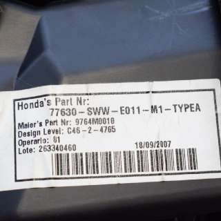 Дефлектор обдува салона Honda CR-V 3 2007г. 77630-SWW-E011-M1 , art143868 - Фото 6