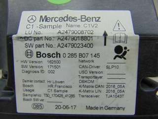 Блок AirBag Mercedes B W247 2017г. A2479008702 - Фото 8