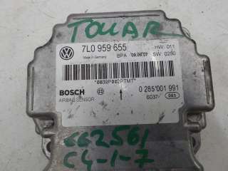 Блок управления подушками безопасности Volkswagen Touareg 2  7L0959655  - Фото 4