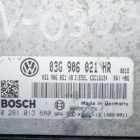 Блок управления двигателем Volkswagen Caddy 3 2007г. 03G906021HR0281013680 , art82829 - Фото 4