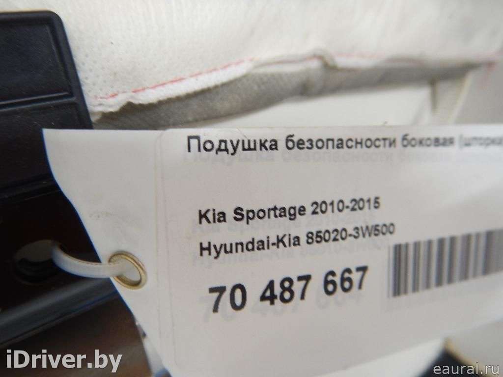Подушка безопасности боковая (шторка) Kia Sportage 3 2011г. 850203W500  - Фото 6