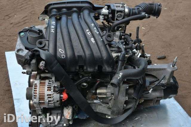 Двигатель  Nissan Qashqai 2 1.6 16V Бензин, 2015г. HR16  - Фото 1