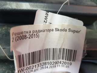 решетка радиатора Skoda Superb 2 2013г. 3T0853668B9B9, 3T0853668B - Фото 9