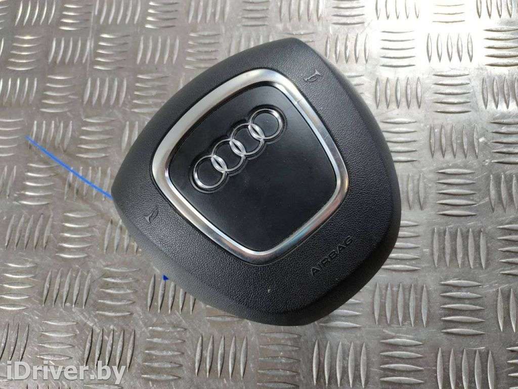 Подушка безопасности водителя Audi A8 D3 (S8) 2009г. 4E0880201BL,4E0880201BL6PS  - Фото 4