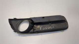 Заглушка (решетка) в бампер Skoda Fabia 2 2008г. 5J0853665,00101127036 - Фото 2
