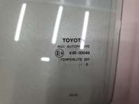 Стекло двери задней левой Toyota Avensis 3 2009г. 6810405160 - Фото 2