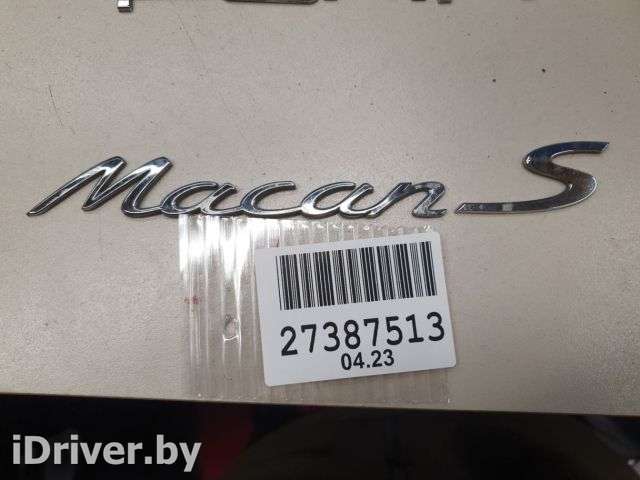 Эмблема двери багажника Porsche Macan 2014г. 95B853675 - Фото 1
