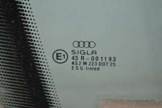Стекло двери передней правой Audi 80 B4 1992г.  - Фото 3