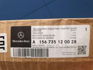 Молдинг стекла задней правой двери Mercedes GL X166 2013г. A1567351200 - Фото 3