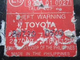 Блок управления Toyota Avensis 2 2004г. 897300503 - Фото 3