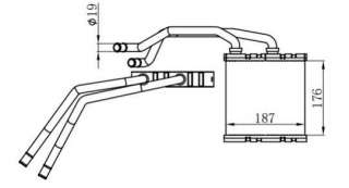  Радиатор отопителя (печки) к Nissan X-Trail T31 Арт 276466H
