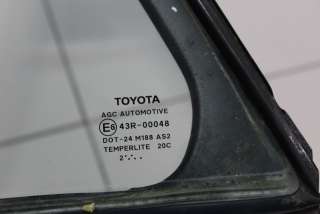 Стекло двери задней левой Toyota Avensis 3 2008г. 6812405100 - Фото 3