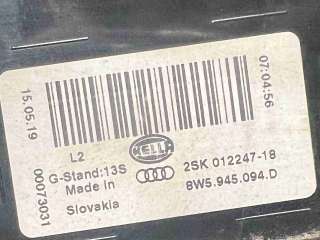 8W5 945 094 D Фонарь крышки багажника правый   Audi A4 B9 Арт V2105, вид 2