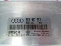 Блок управления двигателем Audi A4 B6 2001г. 8E0907557, 0261206051 - Фото 3