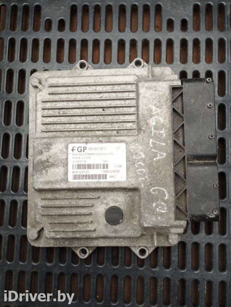 Блок управления двигателем Opel Agila 1 2004г. 55187471  - Фото 1