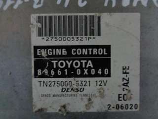 Блок управления ДВС Toyota Camry XV30 2002г. 896610X040 - Фото 3