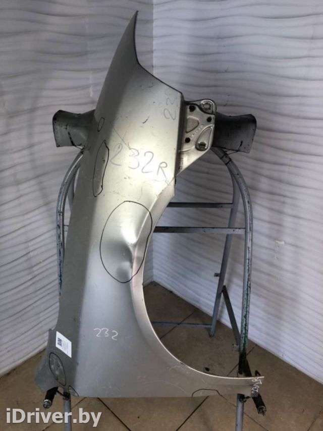 Крыло переднее правое Skoda Octavia A5 2007г.  - Фото 1