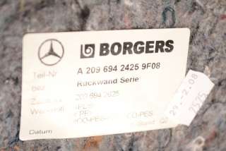 Ковер багажника Mercedes CLK W209 2008г. A2096942425 , art149140 - Фото 5
